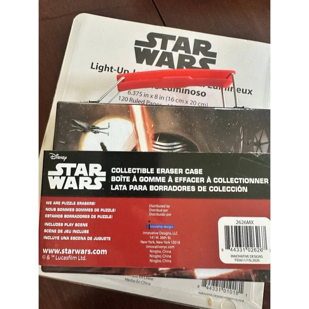 Star Wars General Phasma Innovative Designs Light-Up Journal & Puzzle Eraser PAC